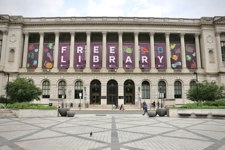 Exterior of Free Library of Philadelphia Central Branch