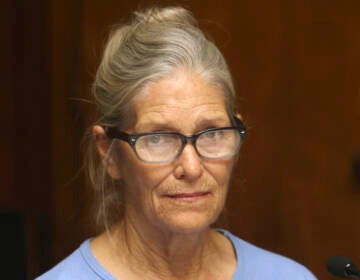 File photo: Leslie Van Houten attends her parole hearing at the California Institution for Women Sept. 6, 2017, in Corona, Calif.