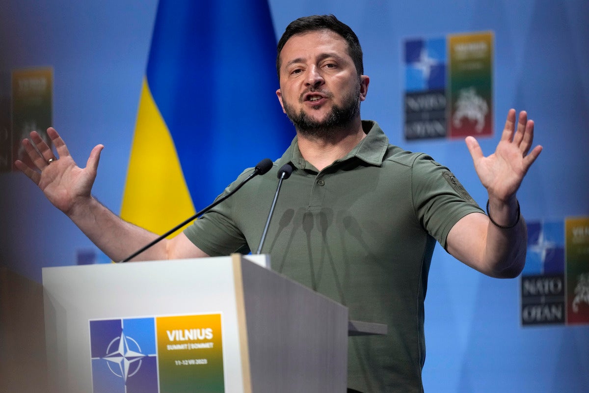 Why Zelenskyy visited the U.K. nearly 1 year into Russia's war on Ukraine :  NPR