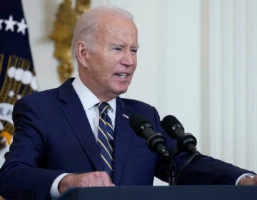 File photo: President Joe Biden speaks in the East Room of the White House in Washington, July 25, 2023.