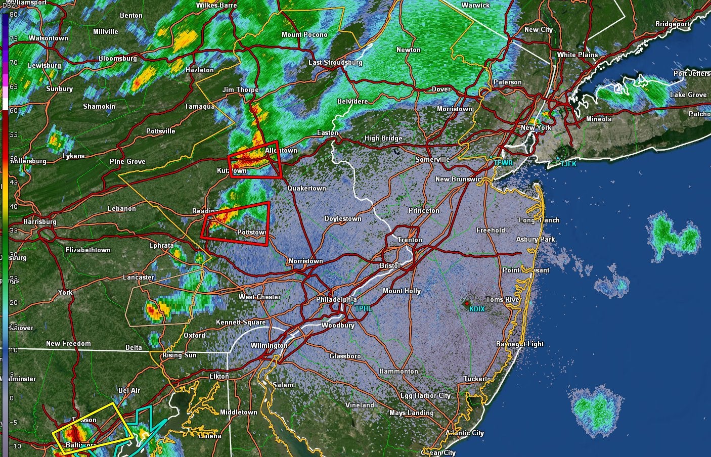 NWS issues severe thunderstorm watch in Del., NJ, Pa. WHYY