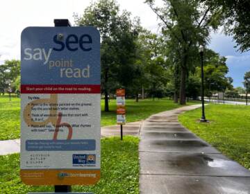 Throughout the trail, 10 signs guide community members to educational programs in both Spanish and English