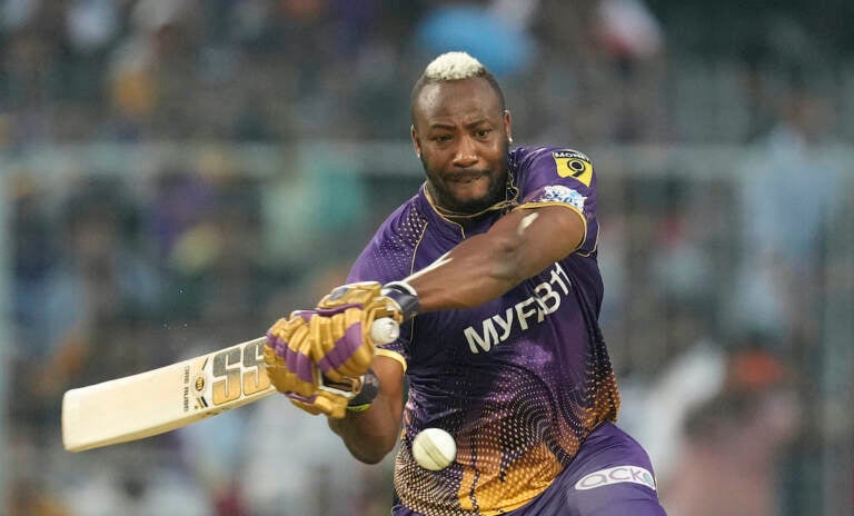 Kolkata Knight Riders' Andre Russell