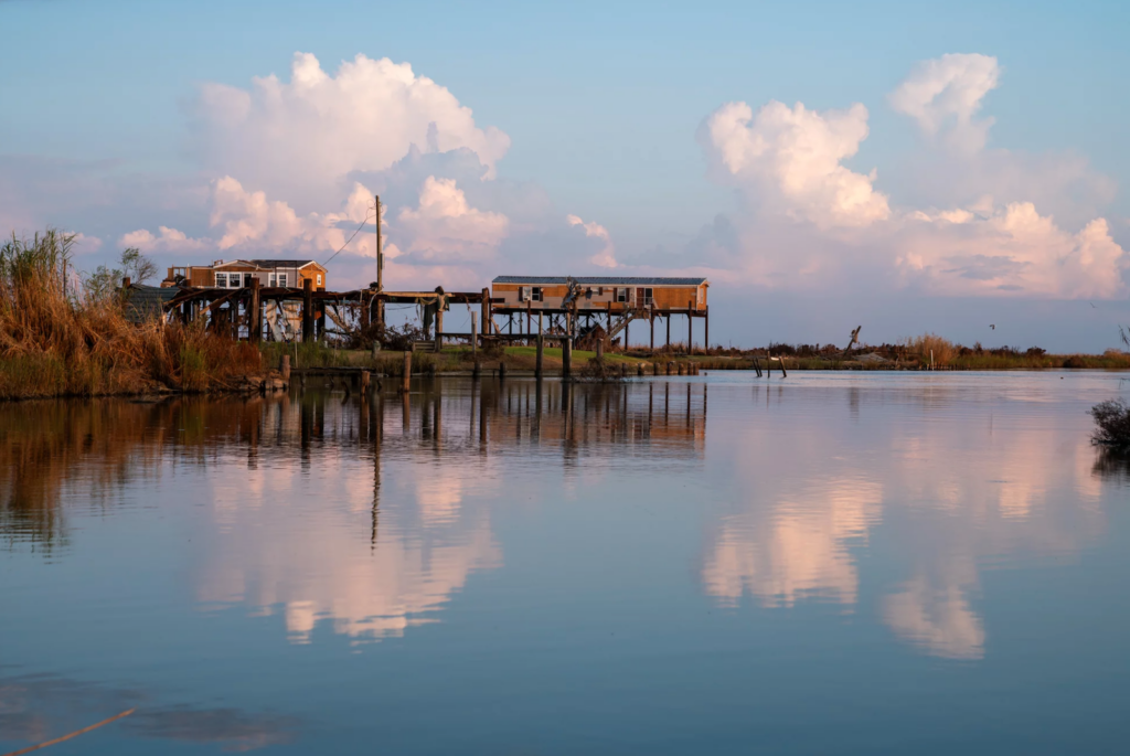 A body of water in Cameron Parish, La.