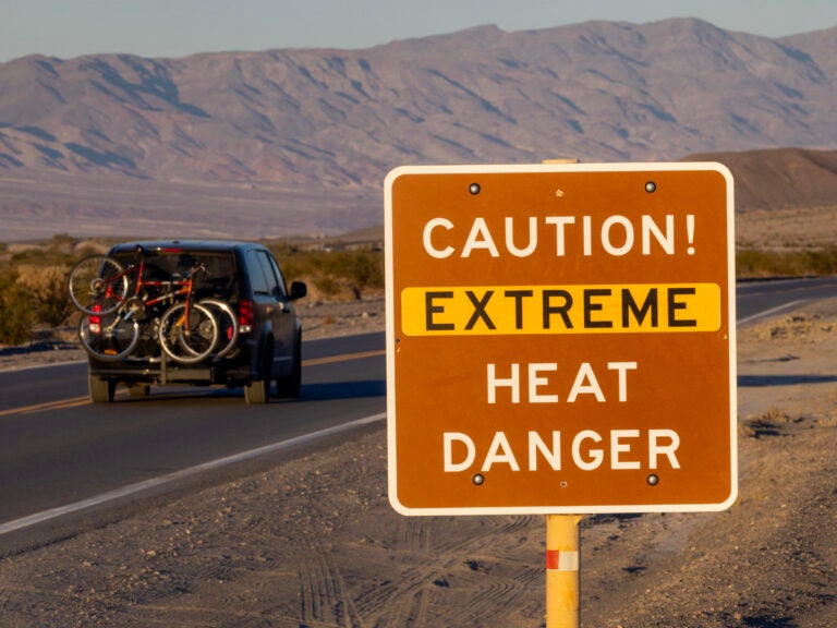Heat can be deadly, as this sign in Death Valley National Park warns. Some of the hottest temperatures in the world have been recorded here. But it doesn't need to be 130 degrees out to be dangerous.