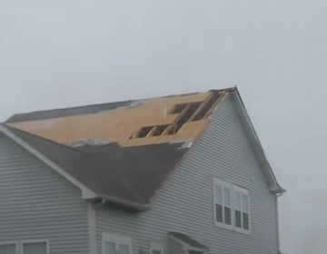 Home with roof ripped off due to a storm