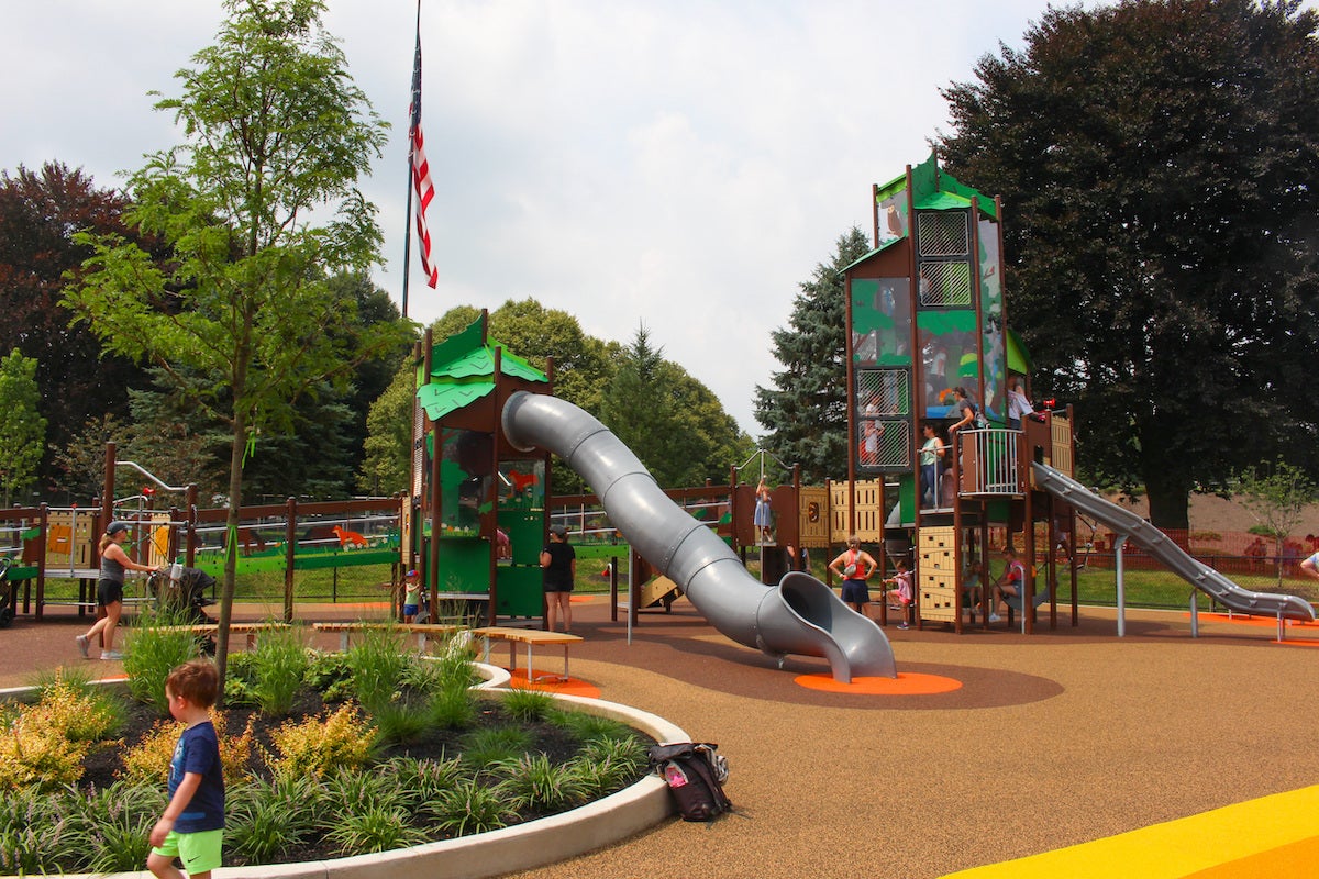 Rose Tree Park opens inclusive playground in Delaware County - WHYY