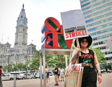 Strike in LOVE Park