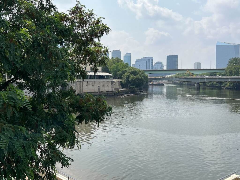 A view of the Schuylkill River