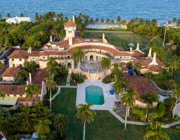 An aerial view of Mar-a-Lago