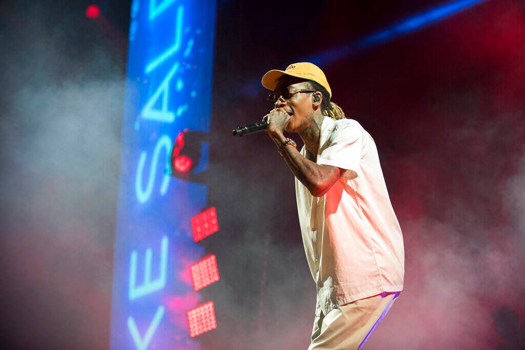 Wiz Khalifa performs onstage