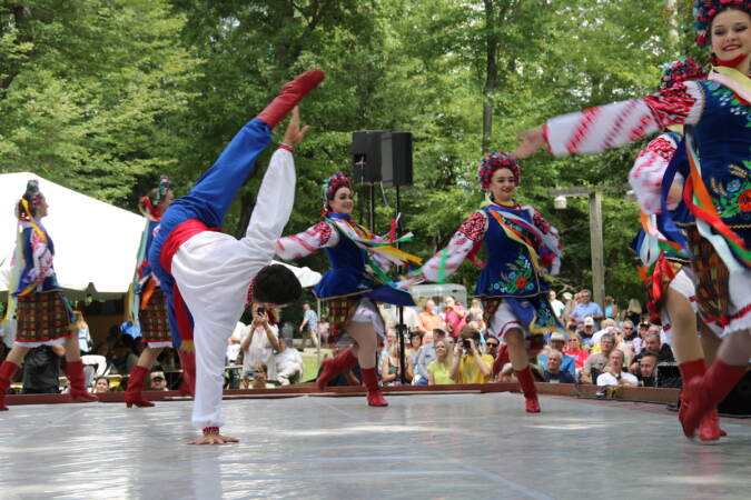 Dancers dazzled the thousands of attendees at the Ukrainian Folk Festival in Horsham on Aug. 27, 2023.