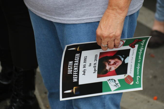 With heavy hearts, people marched down Kensington Ave. in remembrance of those close to them who have passed away from overdoses on Aug. 29, 2023