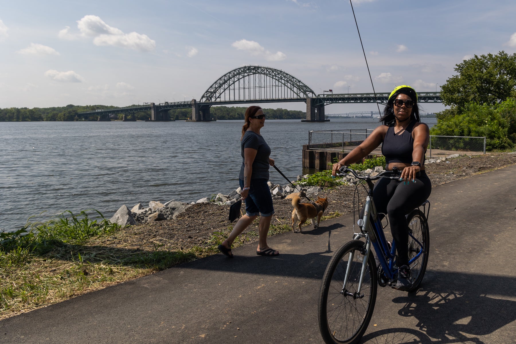The K&T trail along the Delaware River in Northeast Philly has been expanded