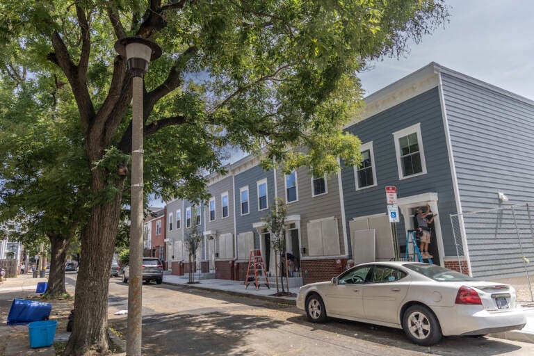 A row of homes on Page Street