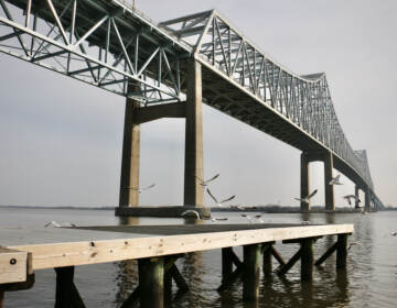 The Commodore Barry Bridge connects Chester to Logan Township, N.J.