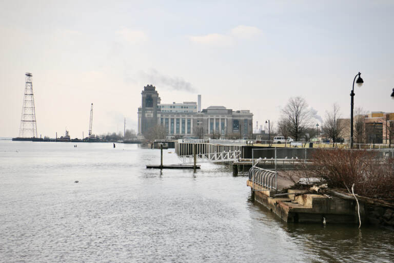 The water front near the city of Chester