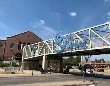 A view of the 69th Street bridge