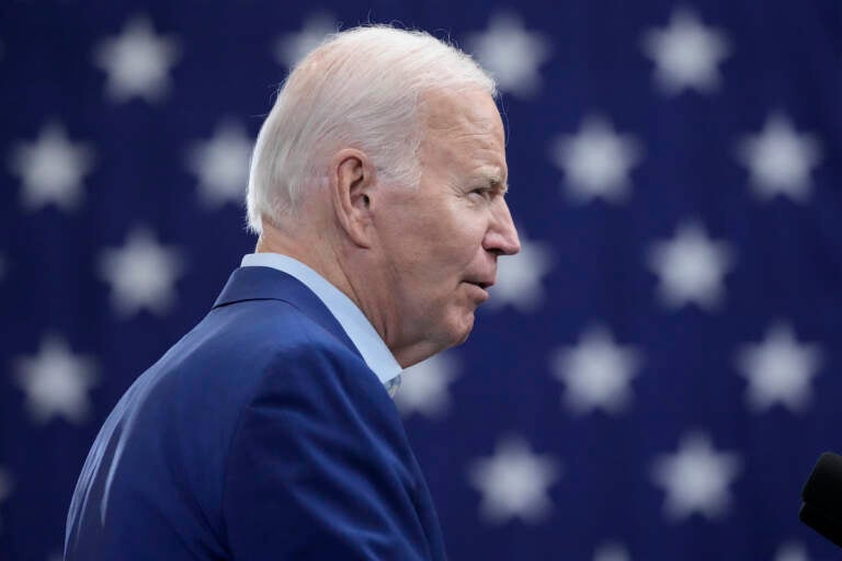 President Joe Biden speaks at the Arcosa Wind Towers, Wednesday, Aug. 9, 2023, in Belen, N.M.