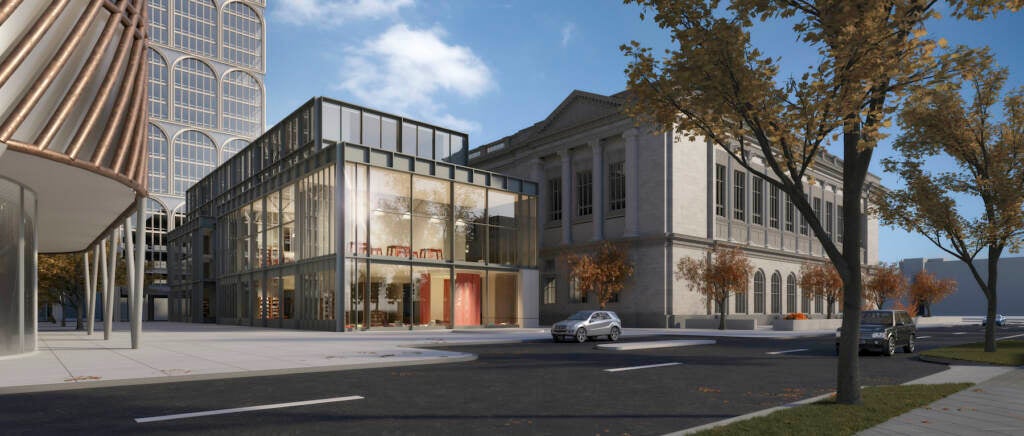 The Family Court Building redevelopment will incorporate the African American Museum in Philadelphia’s (AAMP) relocation along with the Free Library of Philadelphia’s expansion and a 60,000 square foot Children and Family Center