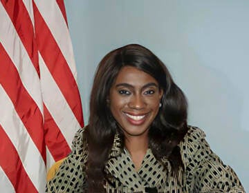 This undated photo provided by the Sayreville, N.J., Borough Council shows Sayreville Councilwoman Eunice Dwumfour. On Wednesday, Aug. 16, 2023, Rashid Ali Bynum, the church associate charged with gunning down Dwumfour, a New Jersey pastor and councilwoman, was indicted on murder and weapons charges. (Sayreville Borough Council via AP, File)
