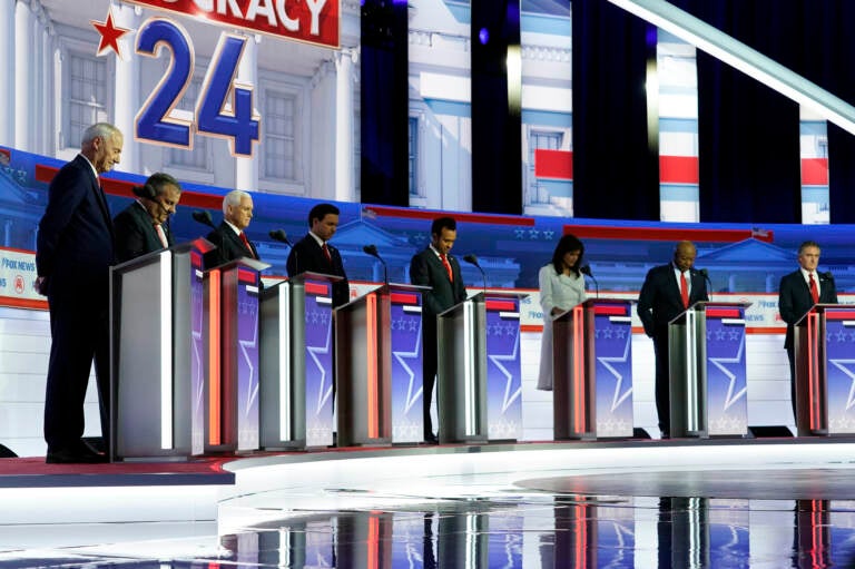 GOP primary debate stage candidates