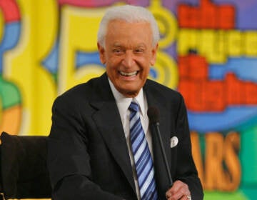 Bob Barker smiles and laughs