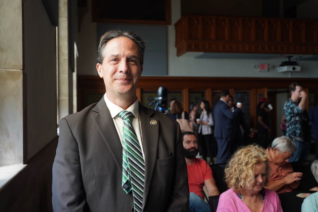 State Rep. Joe Hohenstein poses for a photo