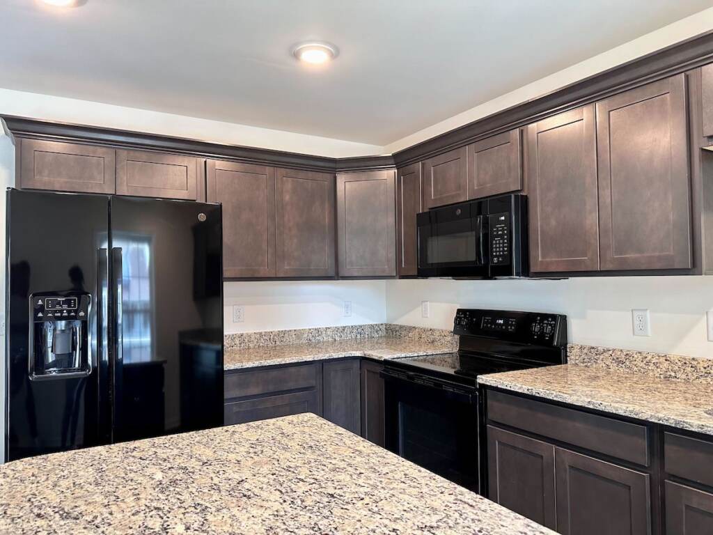 A new kitchen in a house