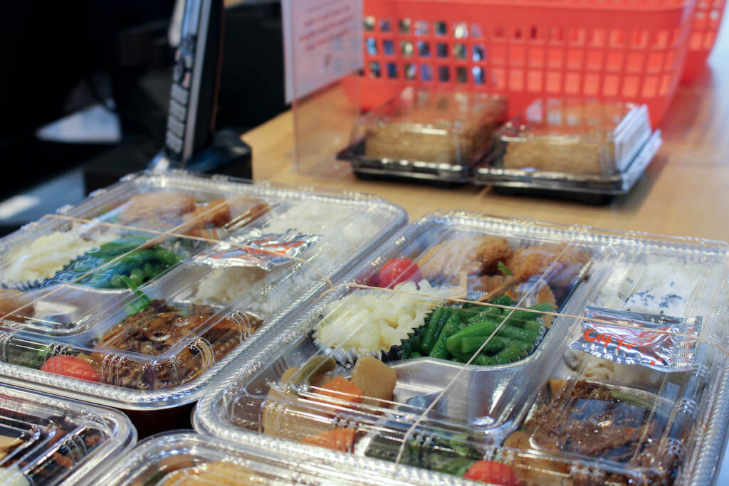 Bentos are freshly made every day for take-out