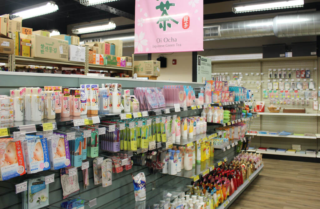 The store is filled with food and goods imported from Japan and local Japanese vendors