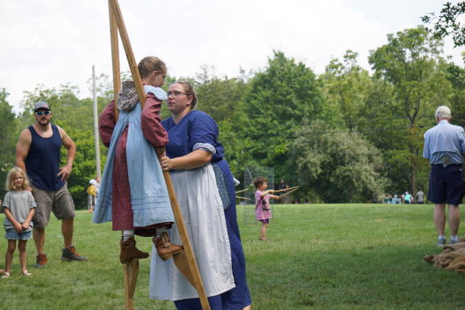The Goschenhoppen Festival, held each year in rural Perkiomenville, Montgomery County, celebrates the life, food, and culture of 18th- and 19th-century German settlers. (Emily Rizzo/WHYY)