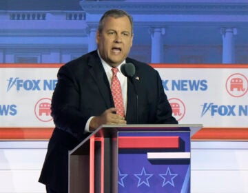 Former New Jersey Gov. Chris Christie speaks during a Republican presidential primary debate hosted by FOX News Channel Wednesday, Aug. 23, 2023, in Milwaukee.