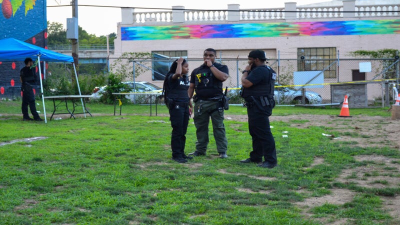 Level Up Employs armed guards who help keep gatherings Safe. Photo by Brianna Hill.