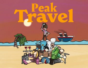 Peak Travel podcast graphic
