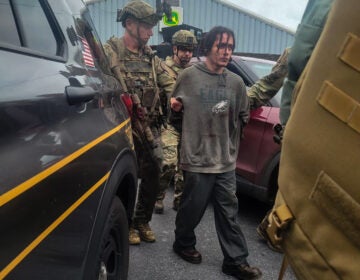 Danilo Cavalcante is captured by law enforcement.