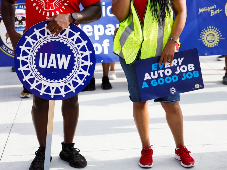 United Auto Workers Members March In Detroit Labor Day Parade