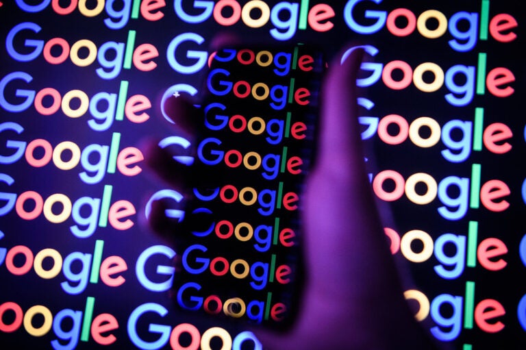 Google is headed to trial in Washington D.C., where it will defend itself over the Justice Department's claims that it abused its monopoly power in its search engine business. Leon Neal/Getty Images