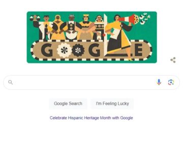 A google doodle celebrating Luisa Moreno