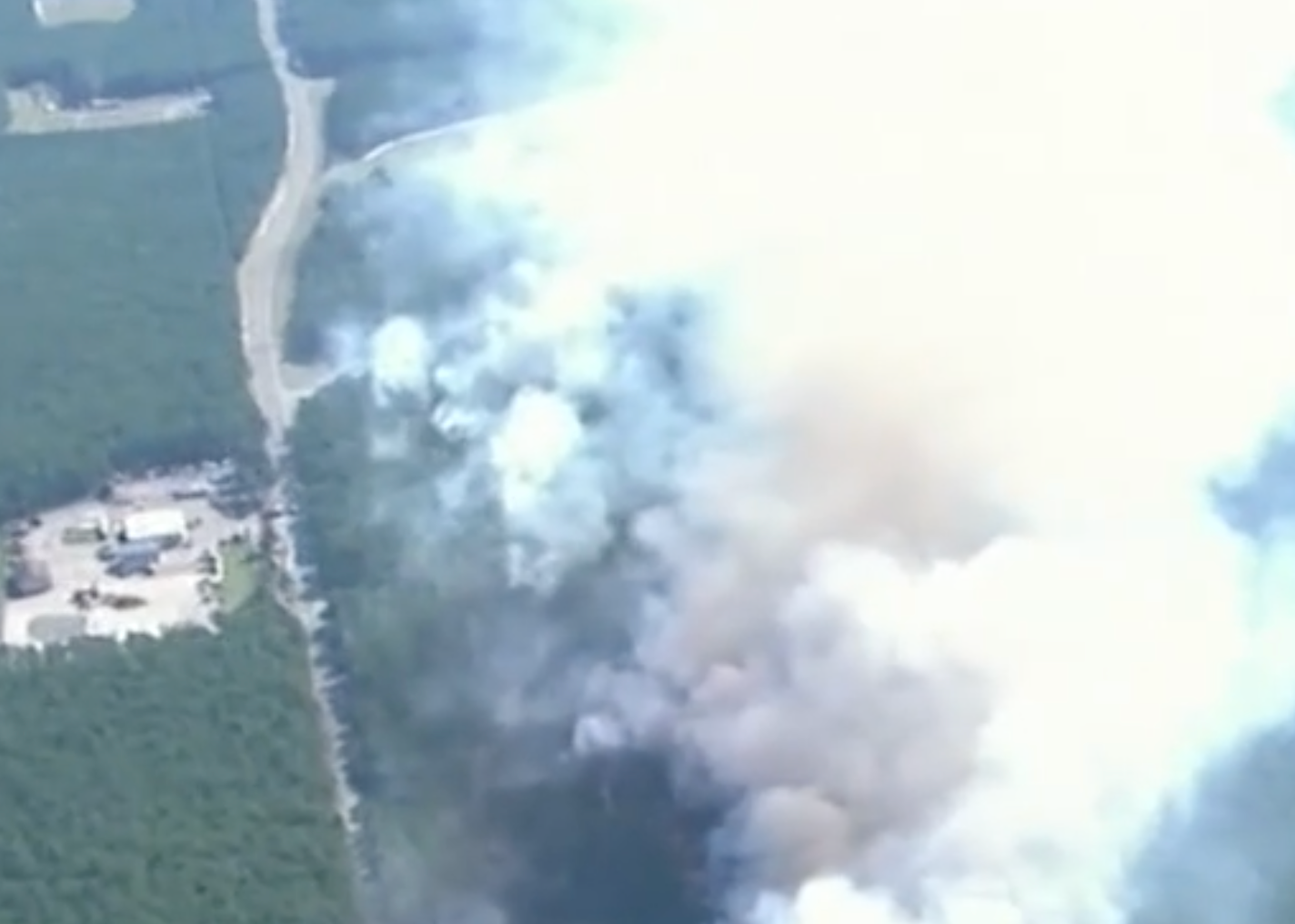 New Jersey wildfire possibly caused by plane crash WHYY