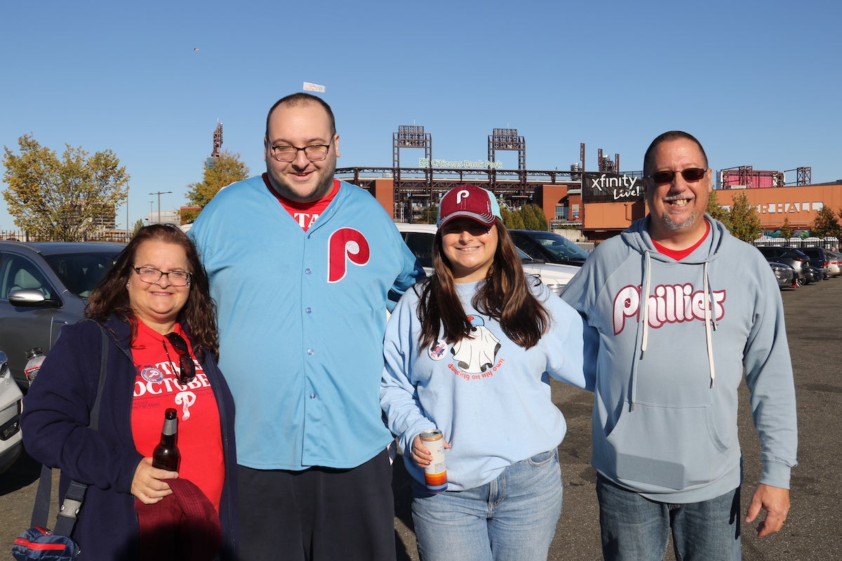 Photo essay: Fans celebrate as Phillies advance to NLCS - WHYY