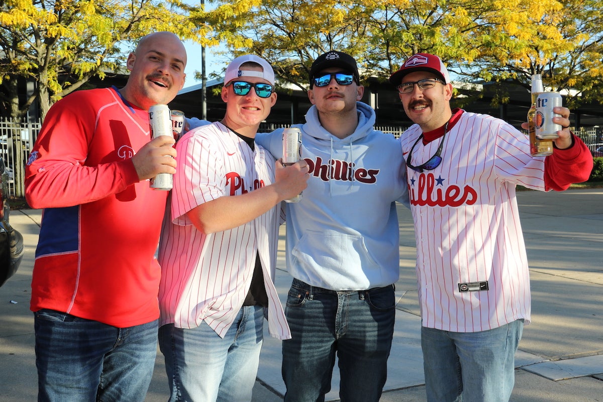 Photo essay: Fans celebrate as Phillies advance to NLCS - WHYY