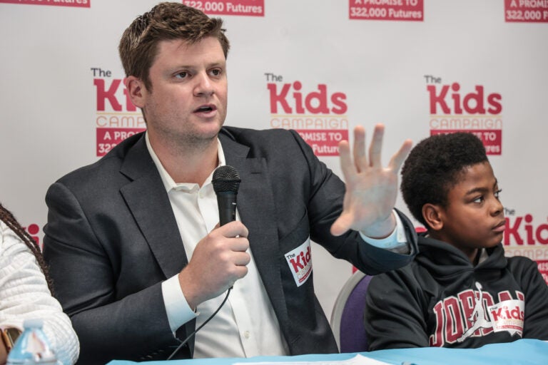 Jessie Kohler speaks on a panel