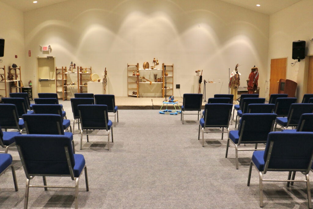 A church space that now serves as a cultural center