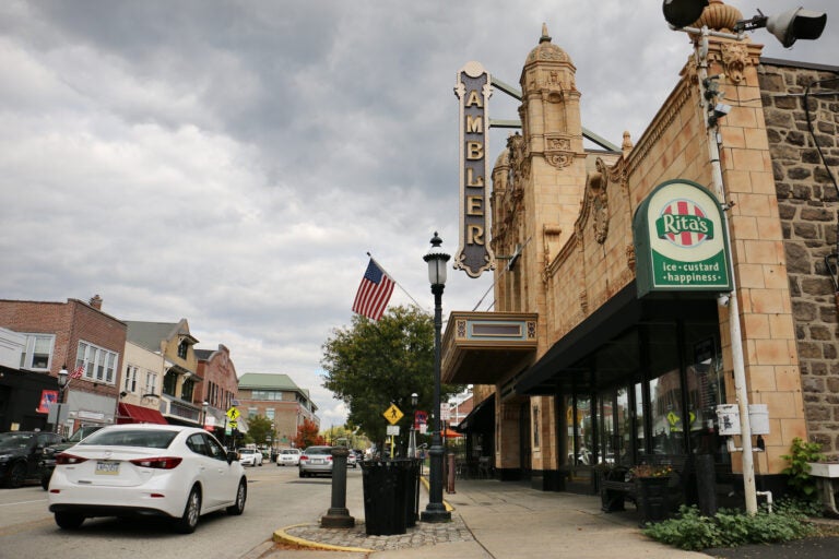 The exterior of the Ambler theater