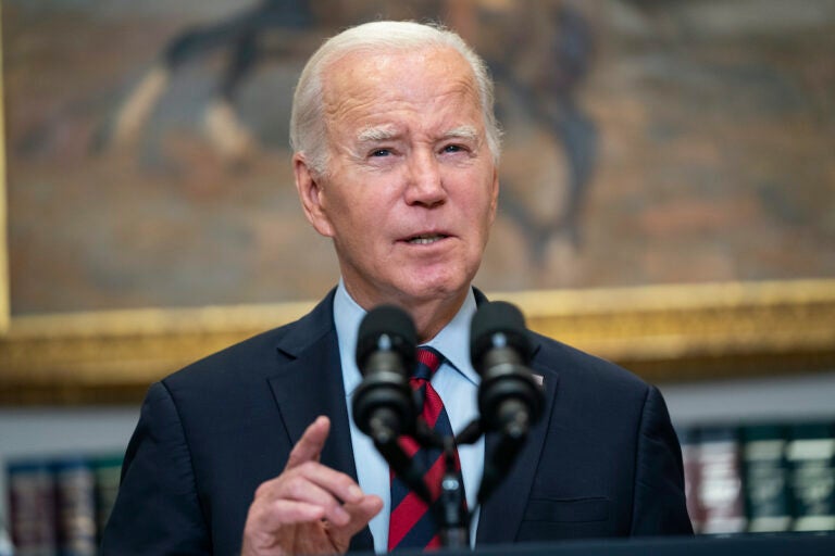 President Joe Biden delivers remarks on student loan debt forgiveness, in the Roosevelt Room of the White House, Wednesday, Oct. 4, 2023, in Washington