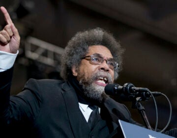 File photo: Harvard Professor Cornel West speaks at a campaign rally for Democratic presidential candidate Sen. Bernie Sanders, I-Vt., at the Whittemore Center Arena at the University of New Hampshire, Feb. 10, 2020, in Durham, N.H. West says he will run for president in 2024 as third-party candidate.