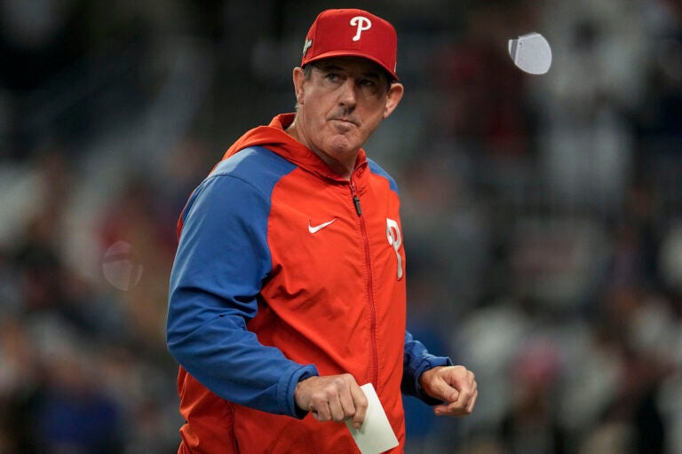 Phillies fall to Atlanta rally for 5-4 loss in NLDS Game 2 as series evens  1-1 - WHYY