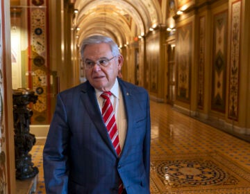 Sen. Bob Menendez in the Capitol building