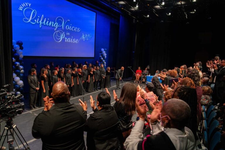 Pine Forge Academy Choir is seen on stage